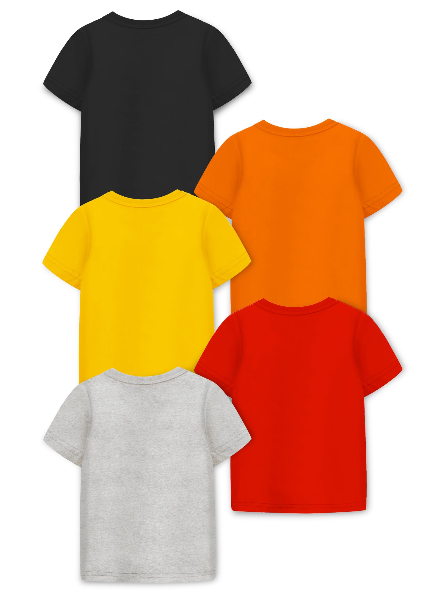 Trampoline Boys Half Sleeves Regular Fit T-Shirt (Pack of 5)