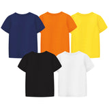 Trampoline Boys Half Sleeves Regular Fit T-Shirt (Pack of 5)