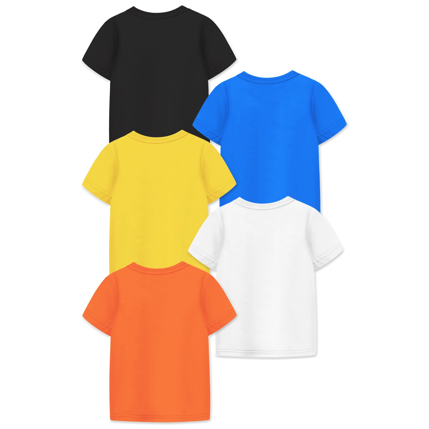 Trampoline Boys Graphic Print Half Sleeve T-Shirts Pack of 5