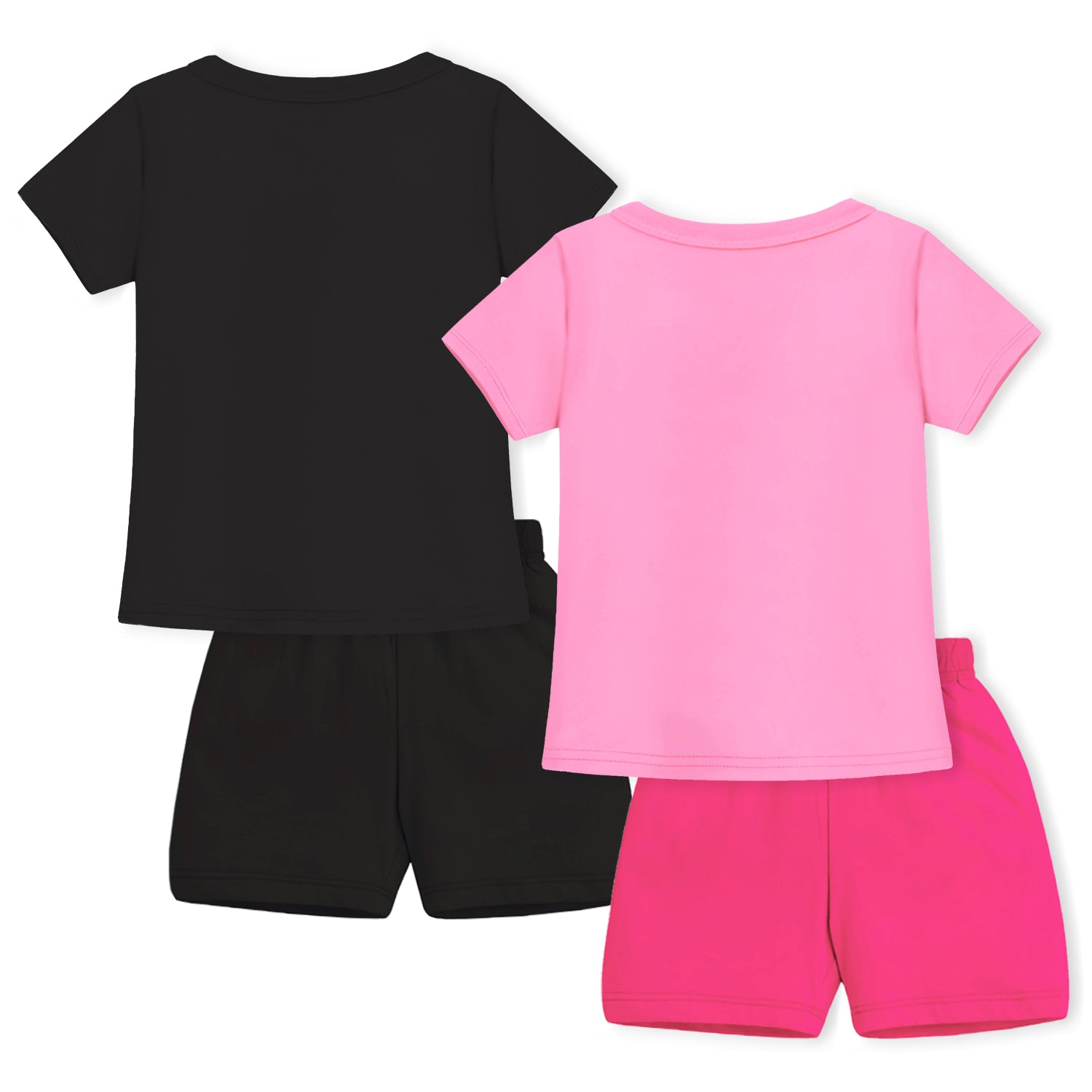 Trampoline Girls Printed Casual Clothing Set (Pack of 2)