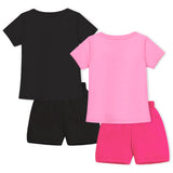 Trampoline Girls Printed Casual Clothing Set (Pack of 2)