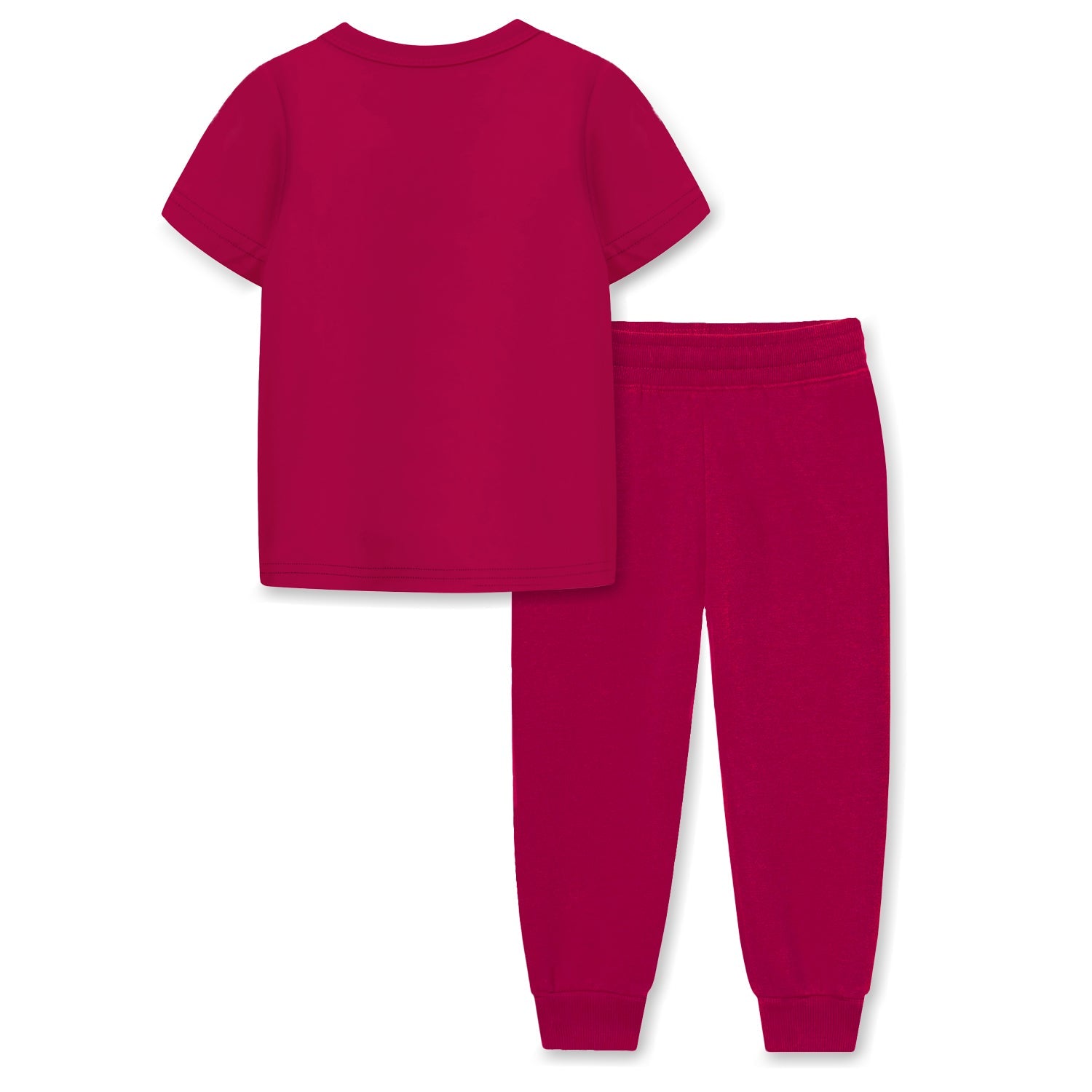Trampoline Cotton Blend Half Sleeves Lion King Printed T-Shirt & Track Pants Set - Maroon