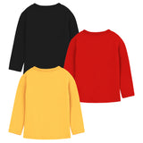 Trampoline Girls Full Sleeves Regular Fit T-Shirt (Pack of 3)