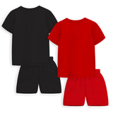 Trampoline Boys Printed Casual Clothing Set (Pack of 2)