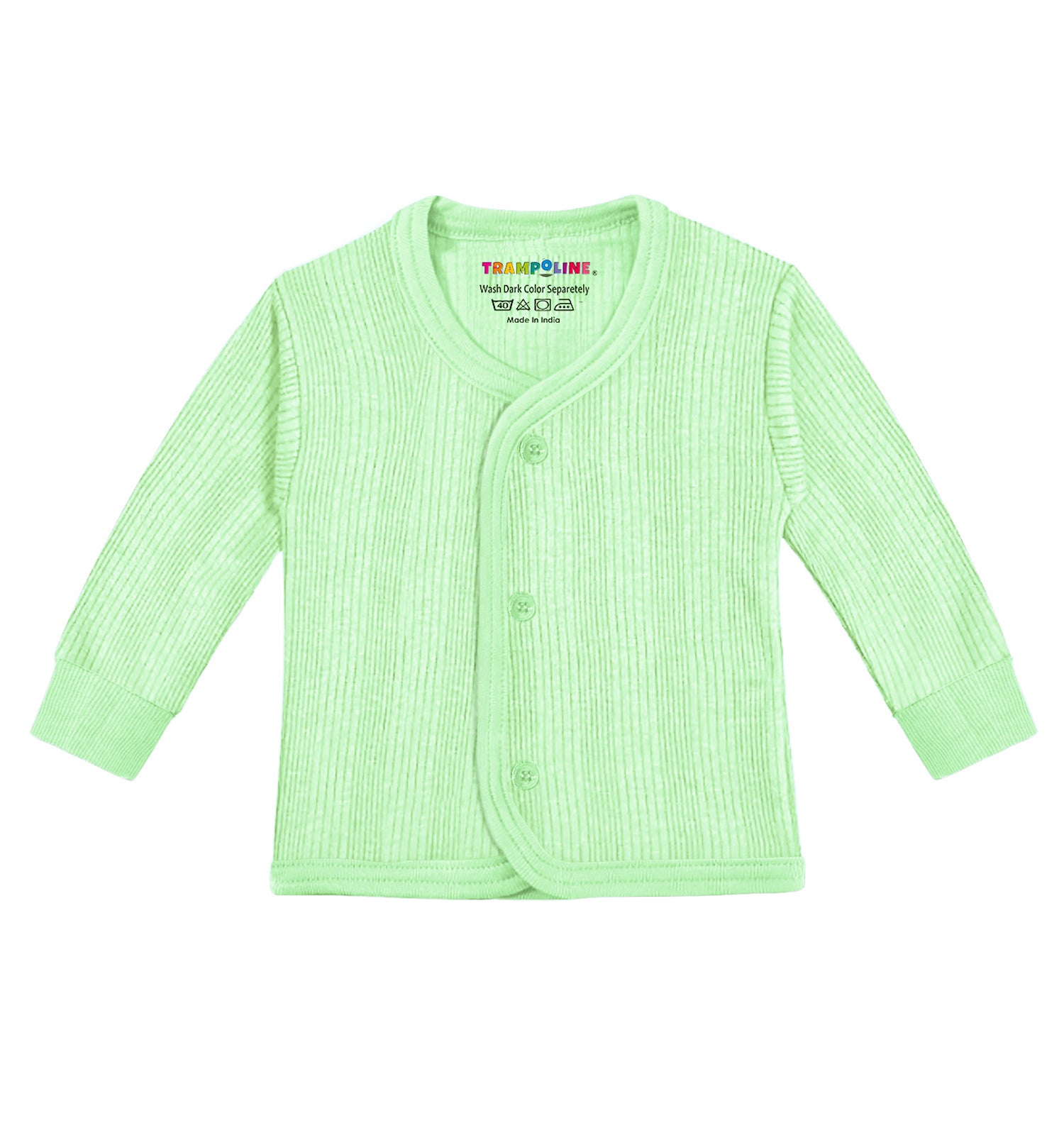 Trampoline Pack Of 1 Pastel Pista Green Striped Thermal Set
