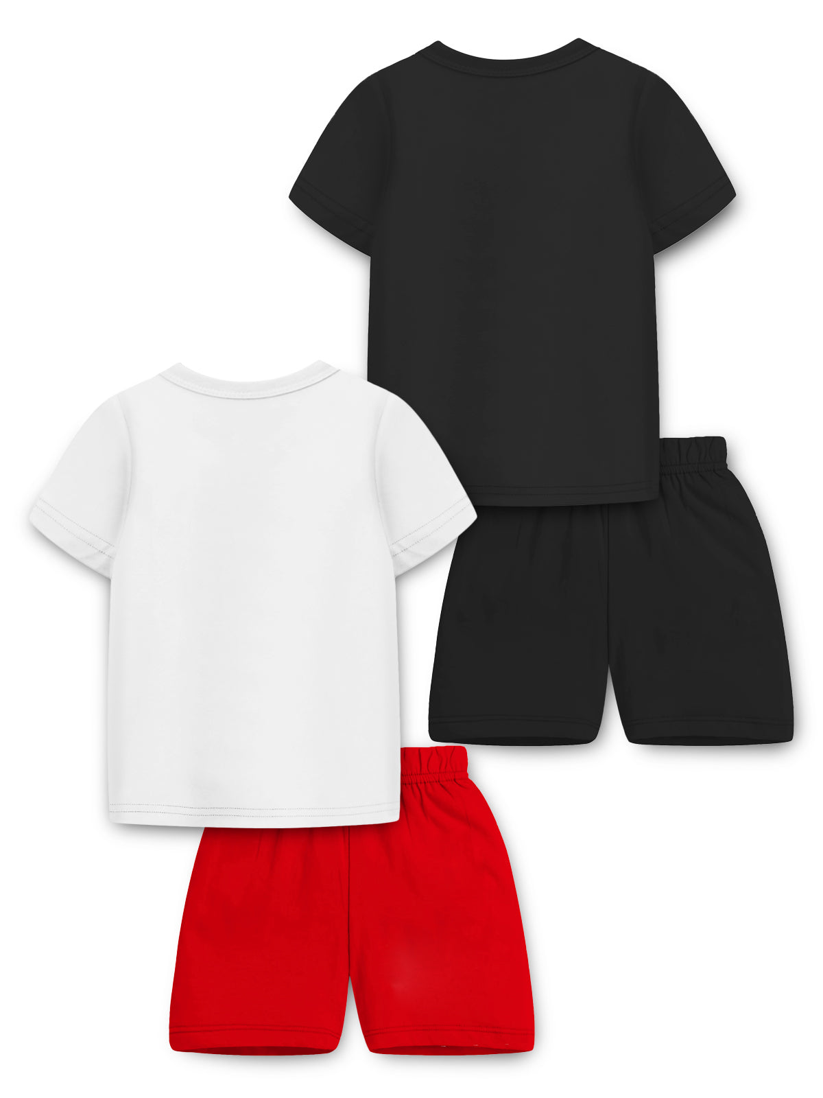 Trampoline Boys Printed T-shirt & Short Set Pack of 2