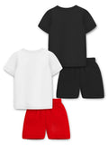 Trampoline Boys Printed T-shirt & Short Set Pack of 2