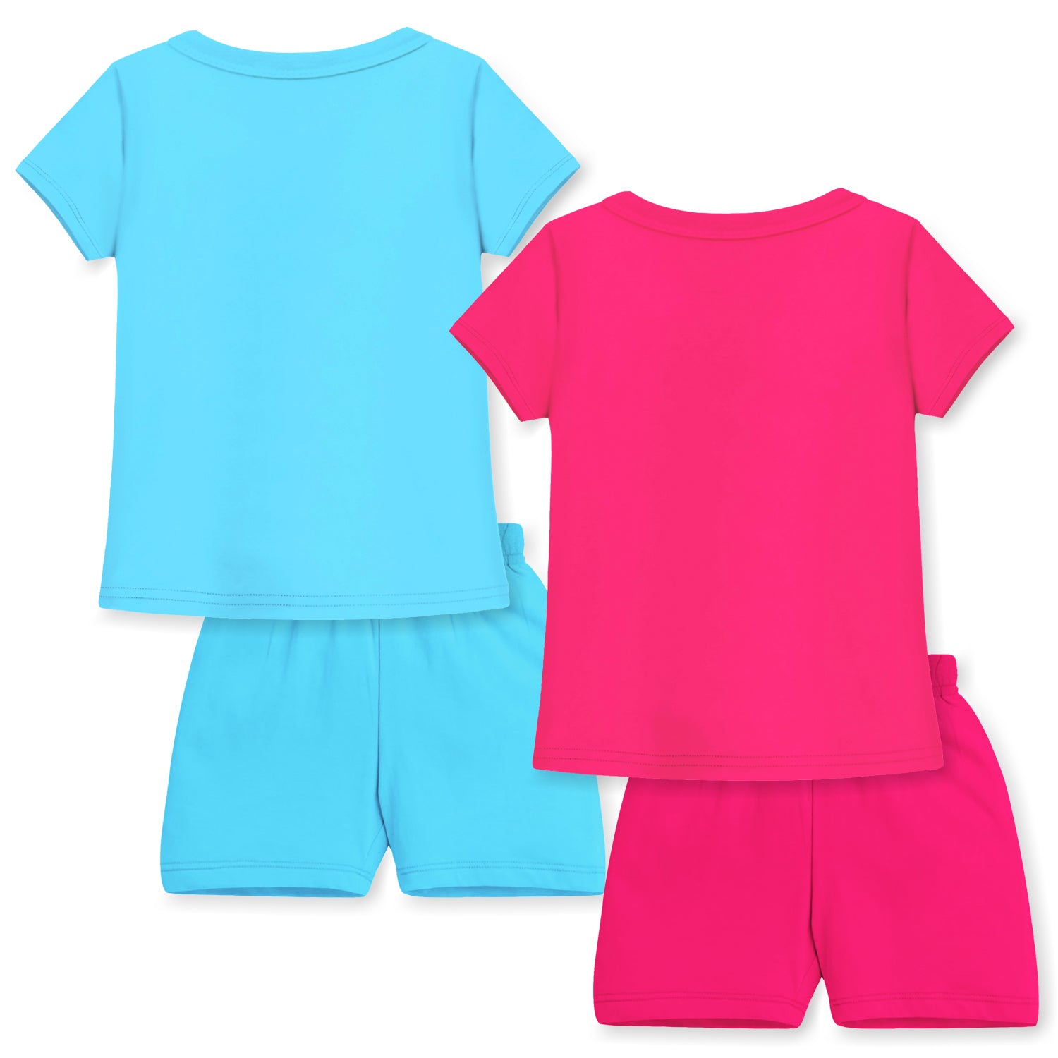 Trampoline Girls Printed Casual Clothing Set (Pack of 2)