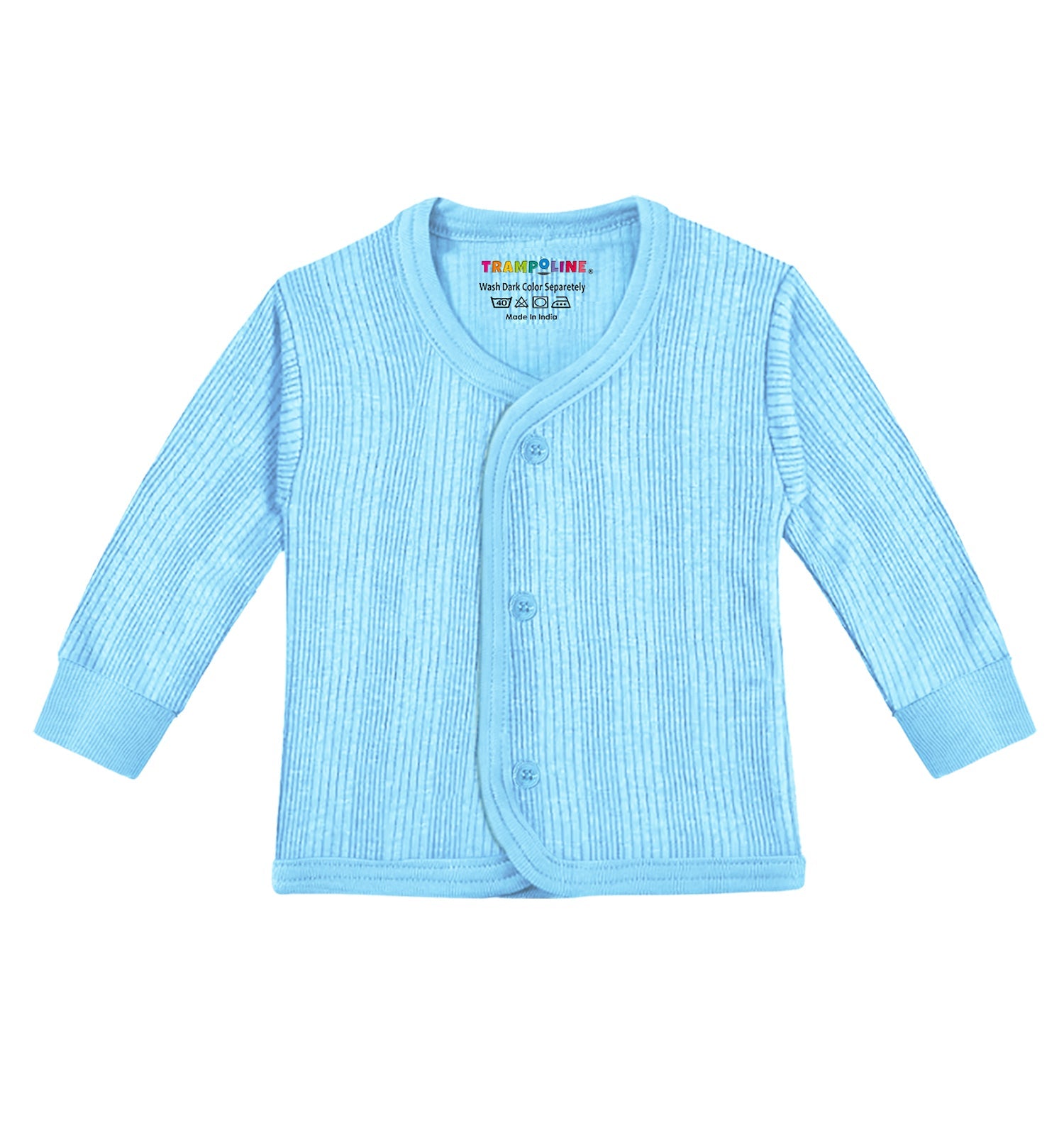 Trampoline Pack Of 1 Pastel Blue Striped Thermal Set