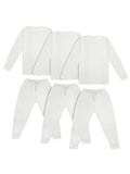 Trampoline Boys & Girls Striped Top-Pyjama Thermal Set (Pack of 3)
