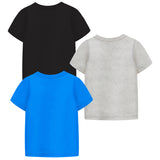 Trampoline Boys Half Sleeves Regular Fit T-Shirt (Pack of 3)