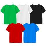 Trampoline Boys Half Sleeves Regular Fit T-Shirt (Pack of 5)