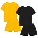 Trampoline Boys Printed Casual Clothing Set (Pack of 2)