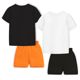 Trampoline Boys Printed Casual Clothing Set (Pack of 2)