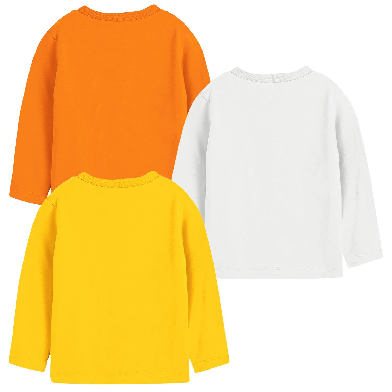Trampoline Boys Full Sleeves Regular Fit T-Shirt (Pack of 3)