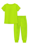 Trampoline Girls Printed T-Shirt and Track pant Set Pack of 1
