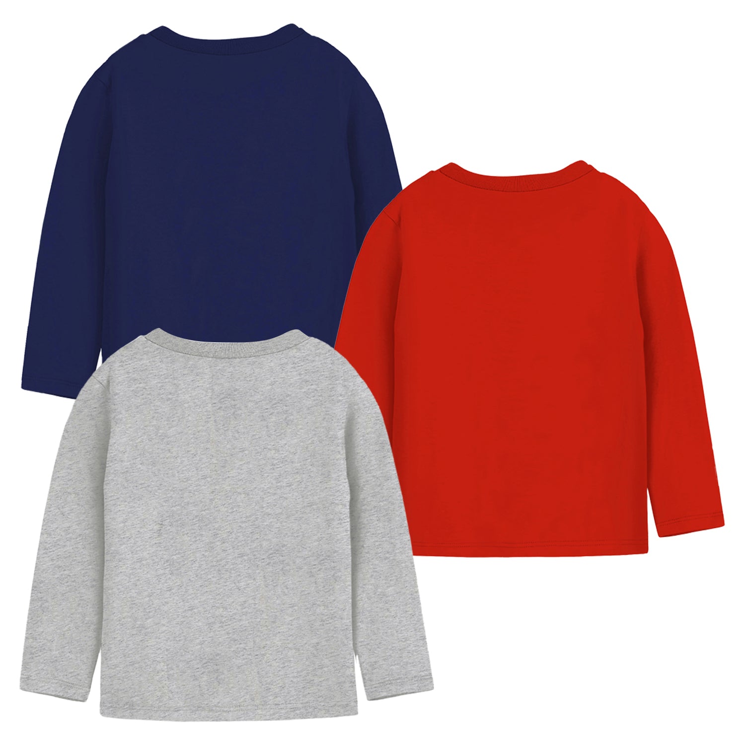 Trampoline Boys Full Sleeves Regular Fit T-Shirt (Pack of 3)