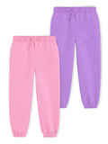 Trampoline Girls Graphic Printed Track Pants Pack of 2