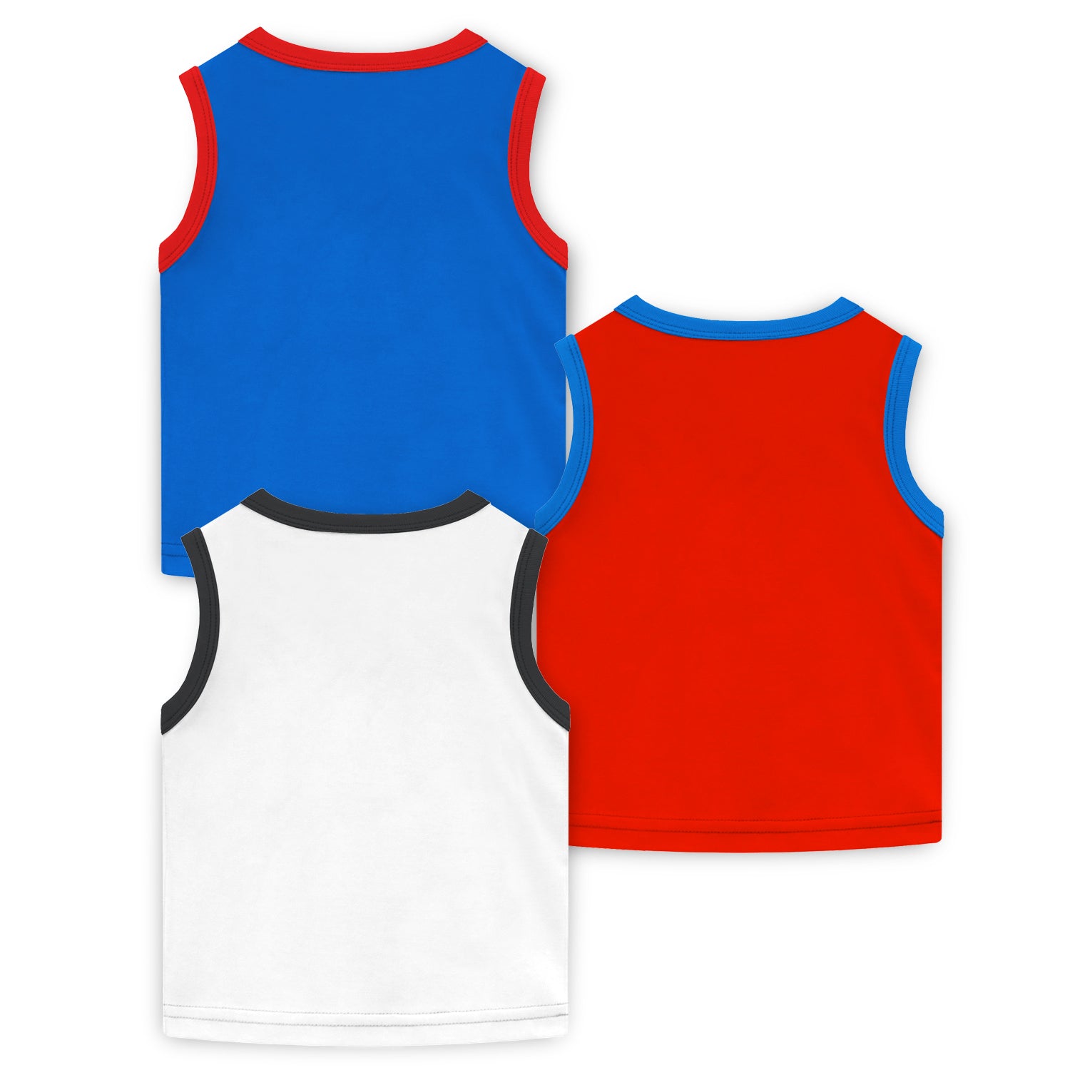 Trampoline Boys & Girls Printed Sleeveless T-Shirt pack of 3