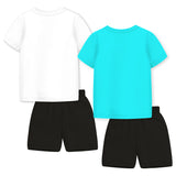 Trampoline Boys Printed Casual Clothing Set (Pack of 2)