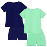 Trampoline Girls Printed Casual Clothing Set (Pack of 2)