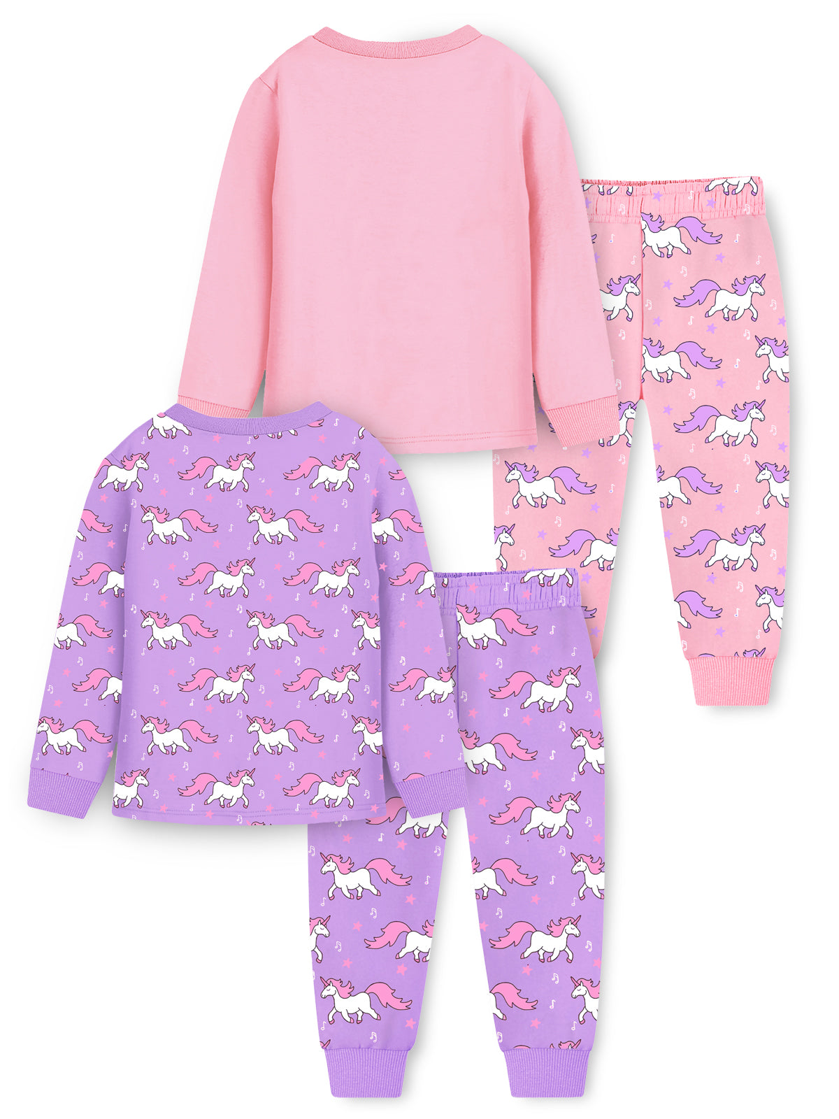 Trampoline Girls Pack of 2 Printed T-Shirt With Pyjama Set