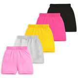 Trampoline Girls Casual Printed Shorts (Pack of 5)