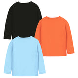 Trampoline Boys Full Sleeves Regular Fit T-Shirt (Pack of 3)