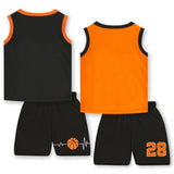Trampoline Boys Printed Casual sleeveless Clothing Set (Pack of 2)