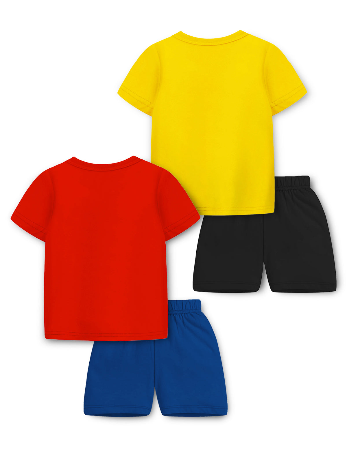Trampoline Boys Printed T-shirt & Short Set Pack of 2