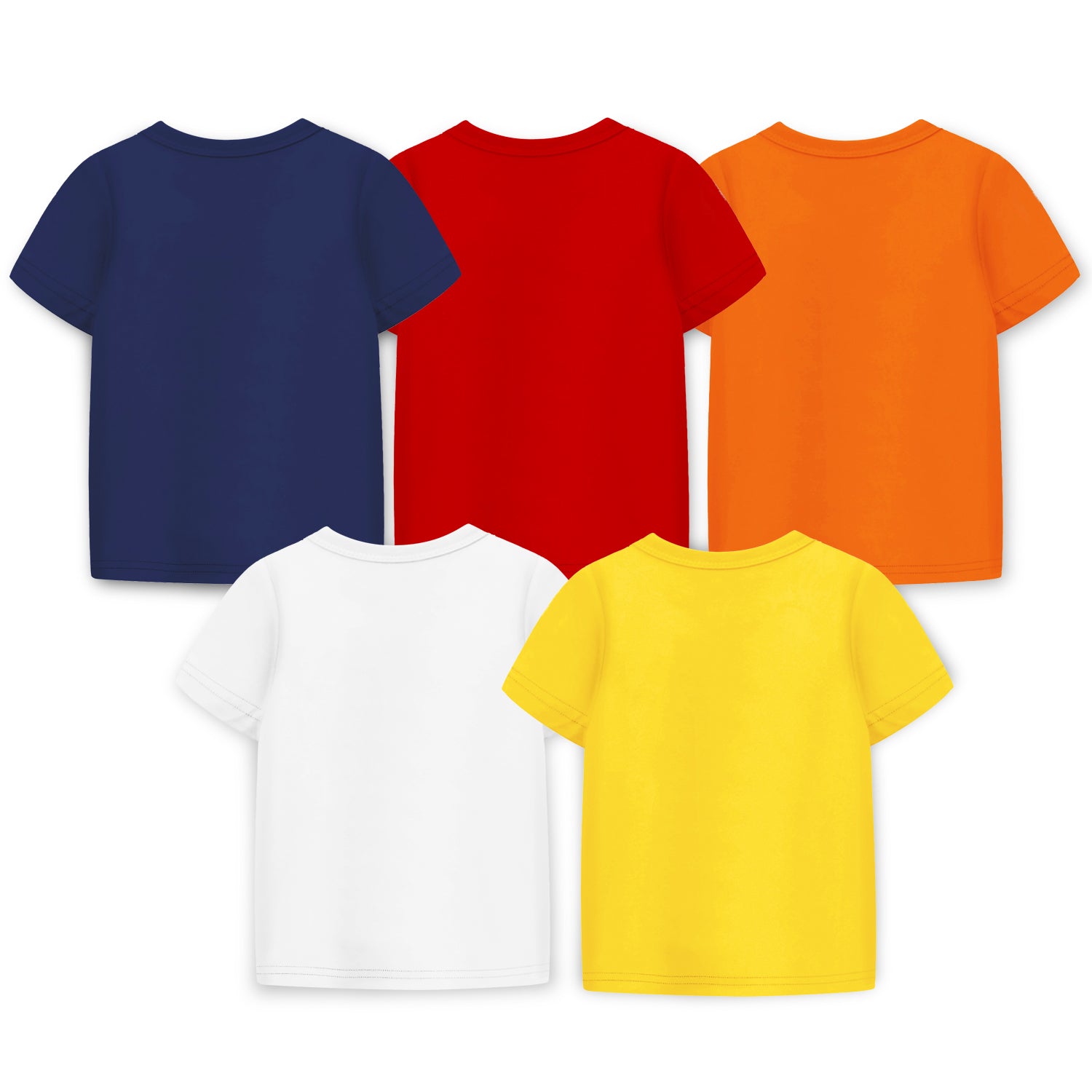 Trampoline Boys Half Sleeves Regular Fit T-Shirt (Pack of 5)