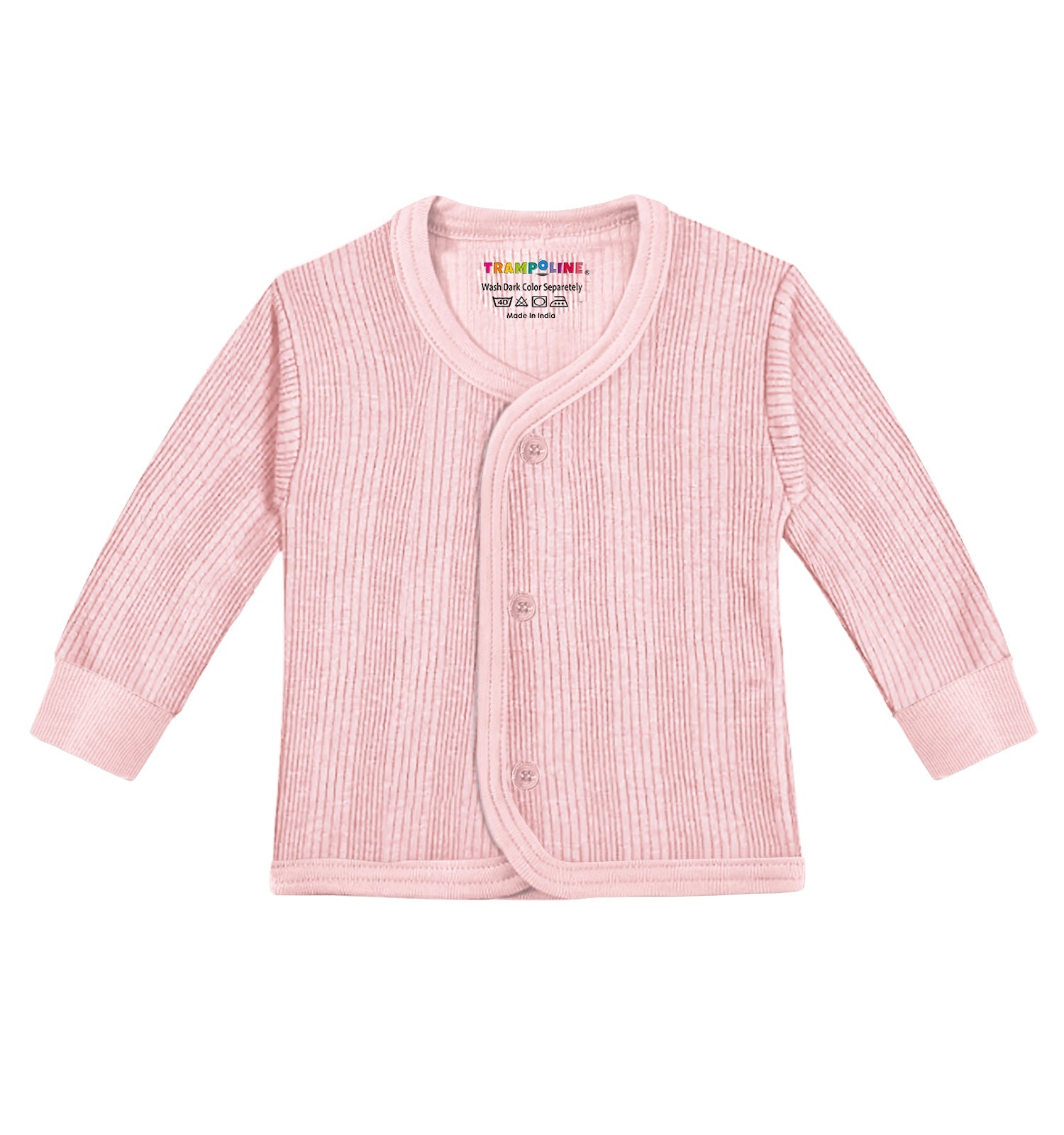 Trampoline Pack Of 1 Pastel Pink Striped Thermal Set