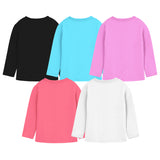 Trampoline Girls Full Sleeves Regular Fit T-Shirt (Pack of 5)