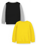 Trampoline Fleece Knit Full Sleeves New York & Bike Printed Winter Sweatshirt Pack of 2 - Multi Colour