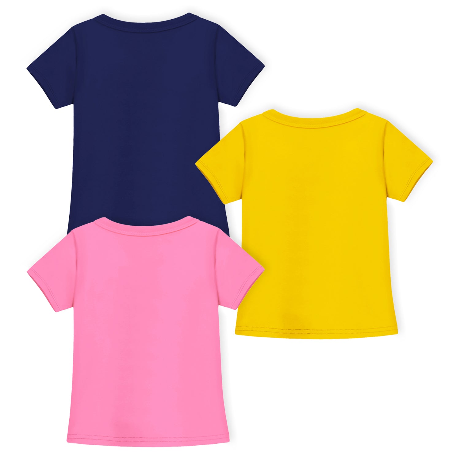 Trampoline Girls Graphic Print Half Sleeve T-Shirts Pack of 3
