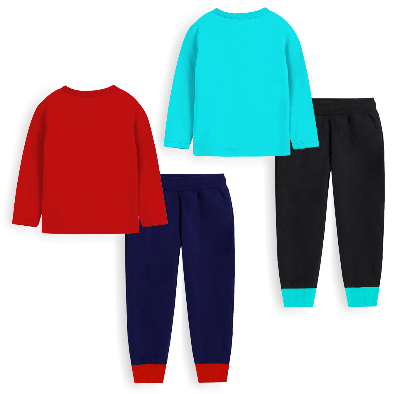 Trampoline Baby Boys & Girls Casual Clothing Set Pack of 2 Red,Black