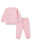 Trampoline Kids Pink Unicorn Print Fleece Sweatshirt & Pajama Clothing Set