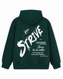 Trampoline Fleece Knit Full Sleeves Strive & Brooklyn Printed Winter Sweatshirt Pack Of 2 - Green Orange