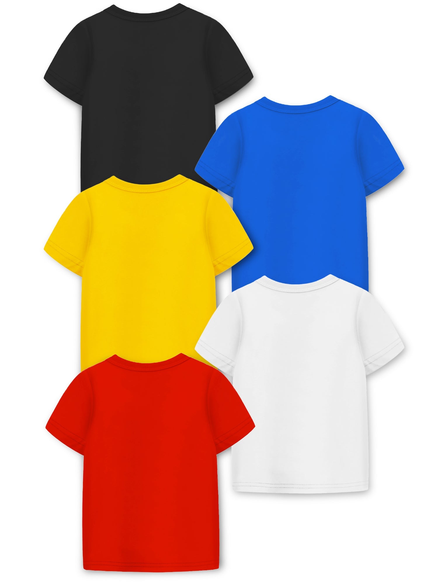 Trampoline Boys Half Sleeves Regular Fit T-Shirt Pack of 5