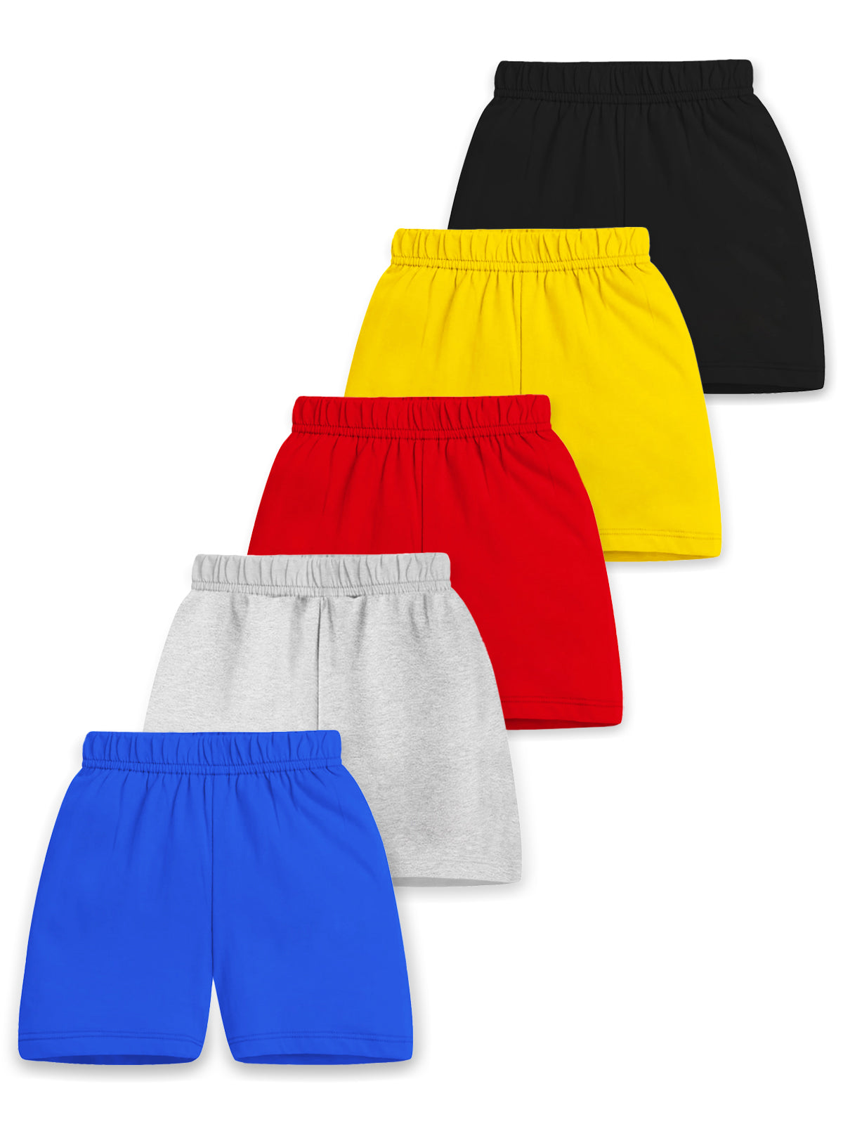 Trampoline Boys & Girls Typographic Printed Shorts (Pack of 5)