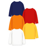 Trampoline Boys Graphic Print Full Sleeve T-Shirts Pack of 5