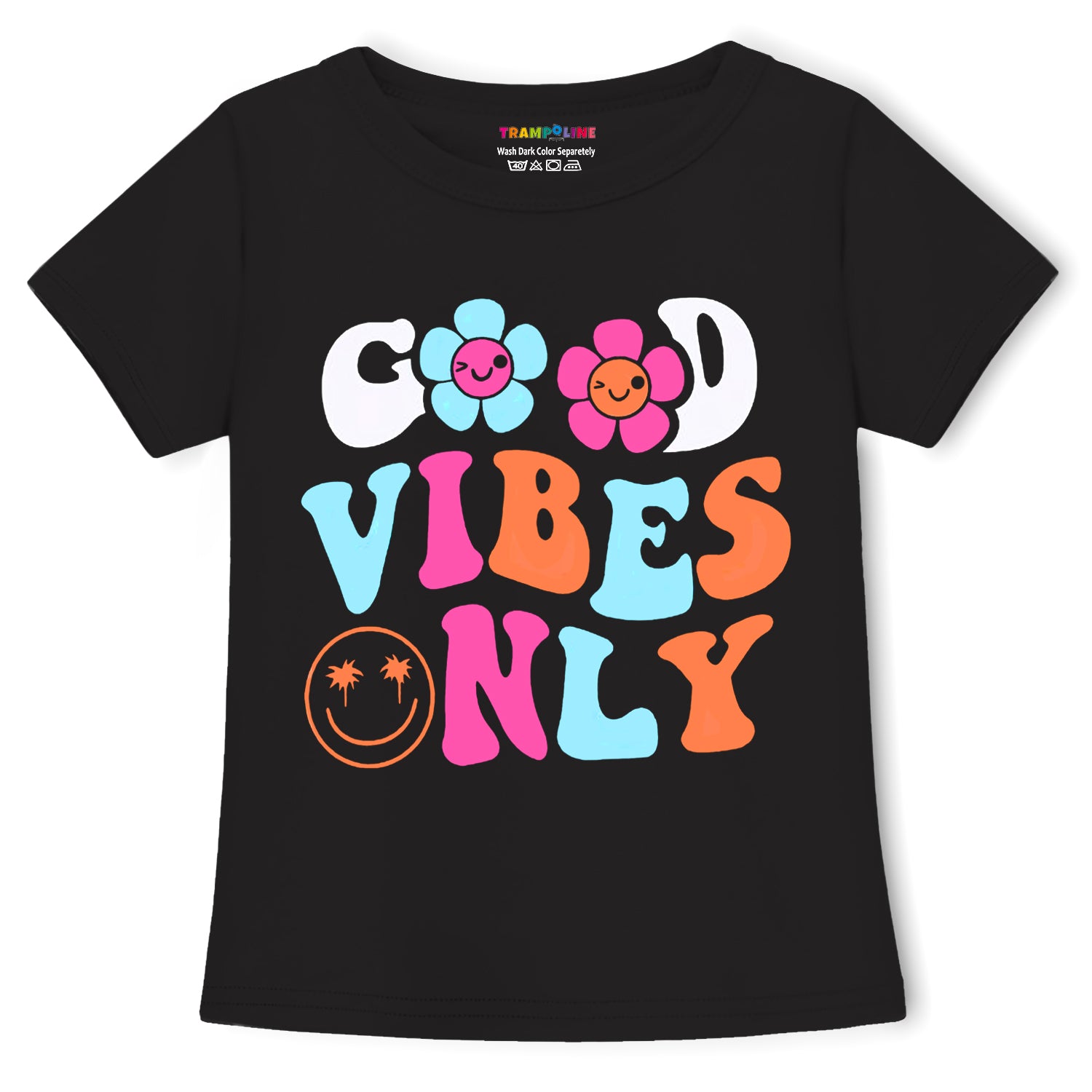 Trampoline Girls Printed Casual Clothing Set (Pack of 2)