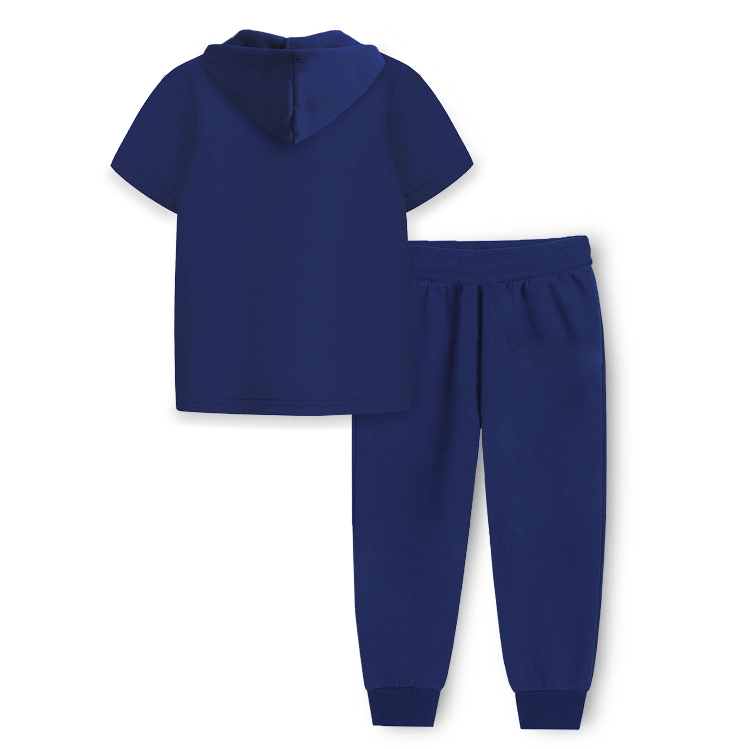 Trampoline Boys Printed Hooded T-shirt & Track Pant Set Pack of 1