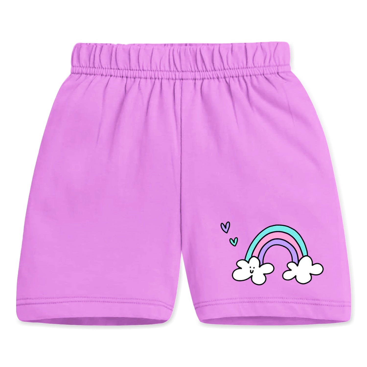 Trampoline Girls Graphic Printed Shorts (Pack of 5)