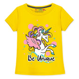 Trampoline Girls Pack Of 5 Graphic Printed Round Neck T-shirts
