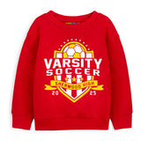 Trampoline Fleece Knit Full Sleeves Text Printed Winter Sweatshirt Pack Of 2 - Black Navy Blue