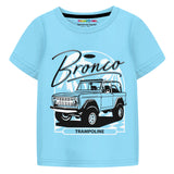 Trampoline Cotton Blend Knit Half Sleeves Pack Of 3 Typography Printed Tees - Multi Colour