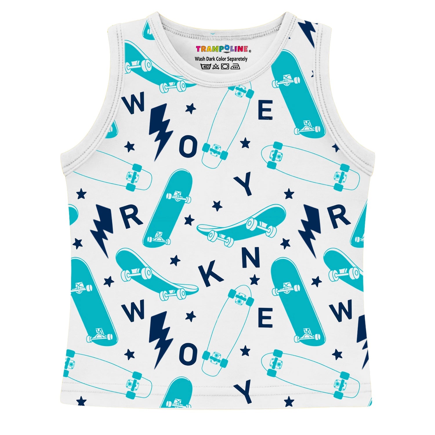 Trampoline Boys Sleeveless All Over Printed Printed T-Shirt Pack of 4