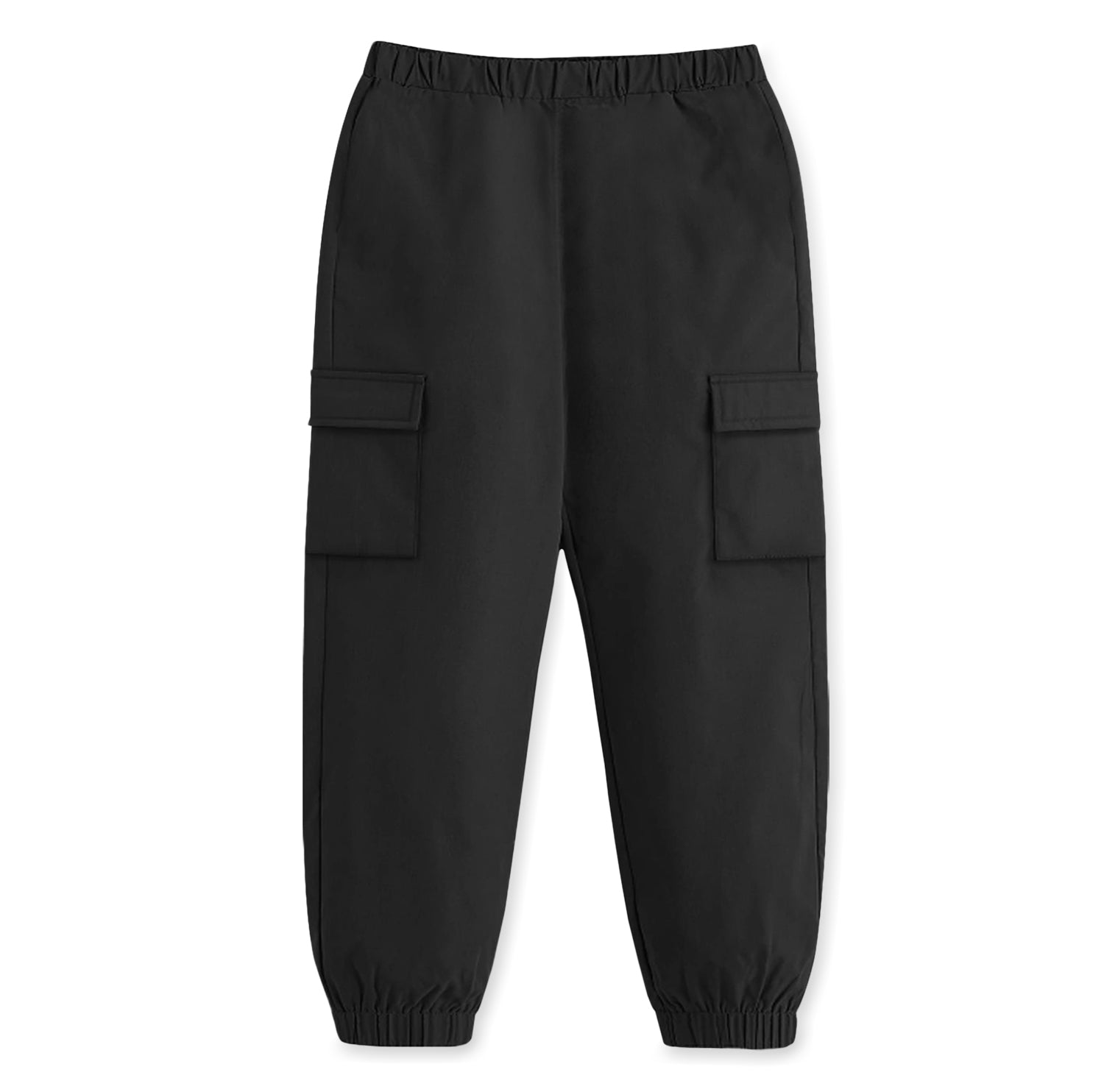 Trampoline Boys Woven Cargo Trousers Regular Fit with 4 Pockets (Black)