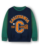 Trampoline Fleece Knit Full Sleeves Brooklyn Printed Winter Sweatshirt Pack Of 2 - Multi Colour